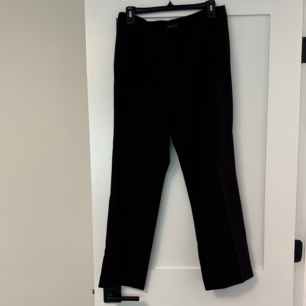Talbots Southampton pants in black, size 8 petite